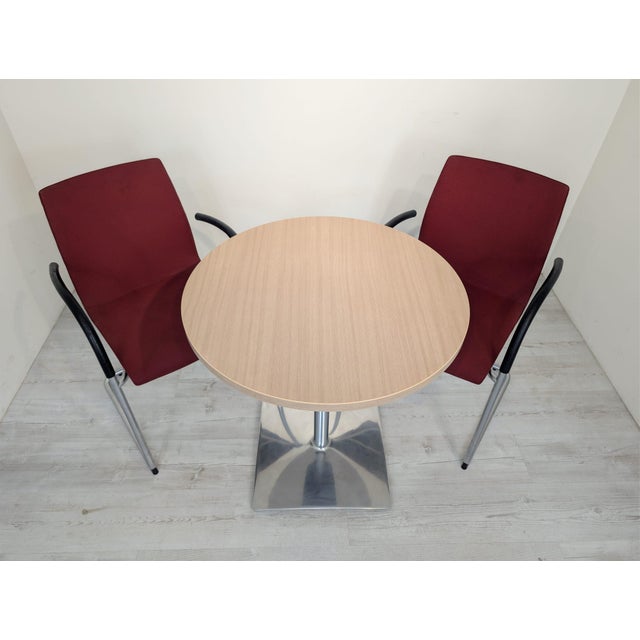 Red Conference and Office Set by Kusch+Co, Germany, Set of 3 For Sale - Image 8 of 18