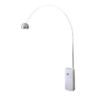 1962 Italian Mid-Century Modern Arco Lamp by Achille Castiglioni for Flos, Italy For Sale