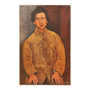 1947 After Amedeo Modigliani, "Portrait of Soutine" First Edition Parisian Lithograph