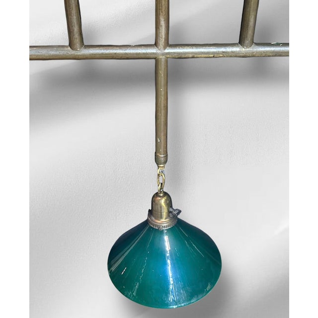 Early 20th Century Rustic Bedframe Chandelier With Swan Motif For Sale - Image 13 of 14