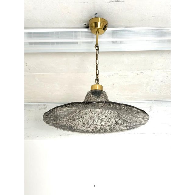 Glass Pendant Lamp – Danish Vintage, 1970s–80s This glass vintage pendant lamp from the 1970s–80s combines the timeless...