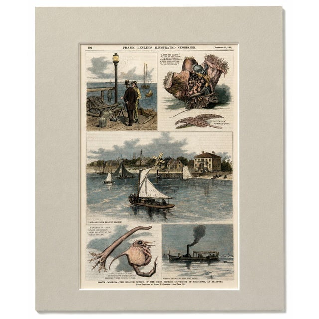 Original hand-colored wood engraving from Frank Leslie's Illustrated Newspaper, 1880. The illustration highlights the work...
