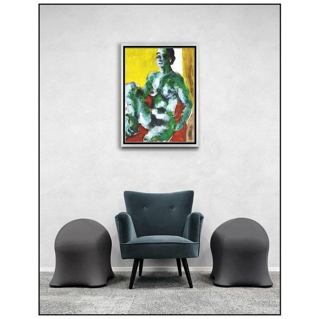 Message us to inquire about custom framing options! (Included for free with every purchase) The artwork here, "Feeling...