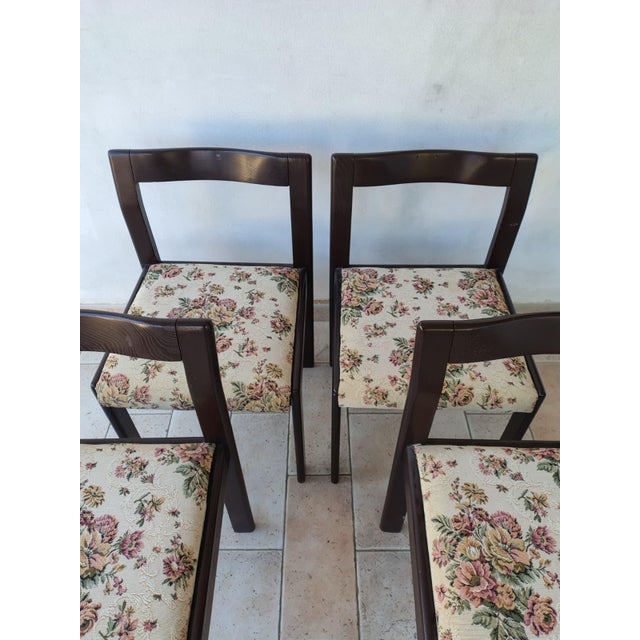 Vintage Modern Minimalist Chairs, 1970s, Set of 4 For Sale - Image 12 of 17