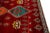 Textile Red Vintage Shiraz Handmade Pictorial Designed Wool Rug For Sale - Image 7 of 10