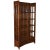 Crafters and Weavers Mission Oak Display China Cabinet / Bookcase - Michael's Cherry For Sale - Image 4 of 6