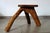 Brutalist Wooden Plant Holder Stool, France, 1960s For Sale - Image 13 of 14