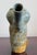 Sky Blue Vintage Boho Studio Pottery Pitcher For Sale - Image 8 of 9