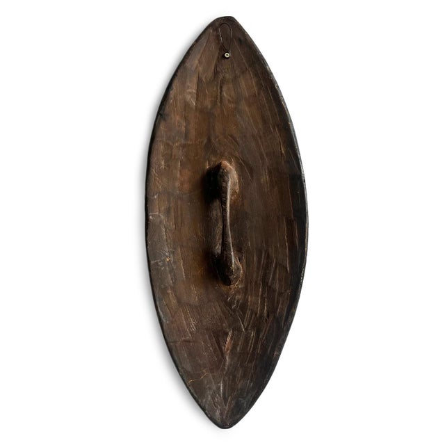 Elongated Vintage Zulu Shield Wall Art For Sale - Image 4 of 4