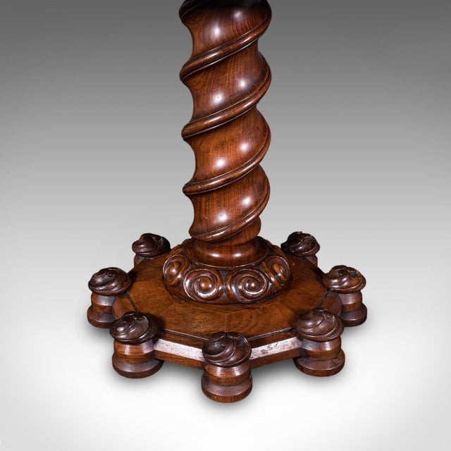 Antique Estate Chapel Organist's Stool, Scottish, Walnut Music Riser, William IV For Sale - Image 11 of 12