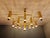 1970s Geometric Brass Chandelier by Gaetano Sciolari for Boulanger, 1970s For Sale - Image 5 of 18