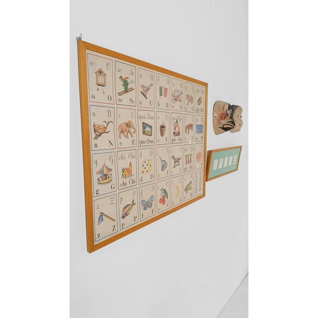 Italian Alphabet Poster in Parma by Forme, 1990s For Sale - Image 13 of 14