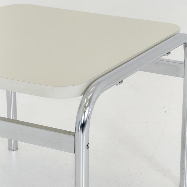 White 1 of 3 Mid-Century Girsberger Eurochair White Coffee Table, Swiss 1980s For Sale - Image 8 of 18