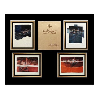 Late 20th Century 4 Paisatges Suite, Sunol Alvar - Set of 4 For Sale