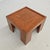 Wood Small Square Walnut Coffee Table, 1970s For Sale - Image 7 of 16
