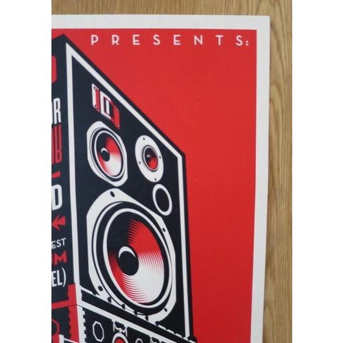 Shepard Fairey (Obey), All Tomorrow's Parties, 2011, Signed Silkscreen For Sale - Image 7 of 9