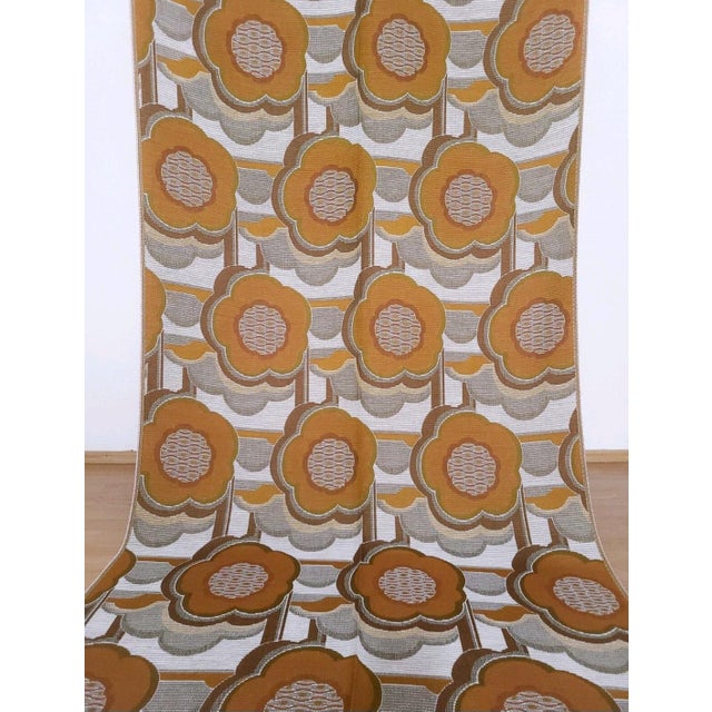 Textile Mid-Century Modern German Fabric Bale for Curtains, 1970s For Sale - Image 7 of 7