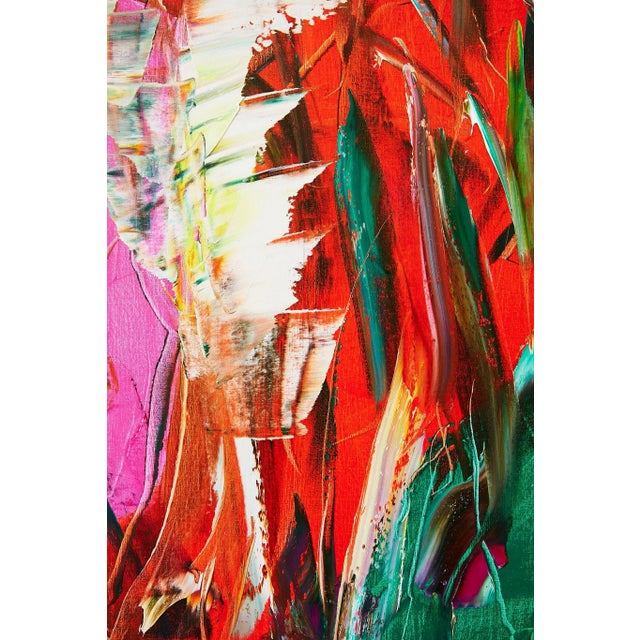 Contemporary "Feed My Tongue / I Can Still Taste You / It’s Been 3 Weeks" - Large Abstract Oil Painting by Simon Findlay For Sale - Image 3 of 15