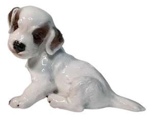 Porcelain Model 1121 Terrier Puppy Dog Figurine by Theodor Kärner for Rosenthal, Germany, 1950s