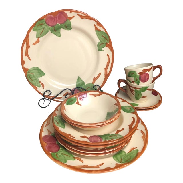 Vintage Franciscan Apple Dishes England Backstamp 12 Pieces Chairish