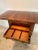 American Empire Mahogany Drop Leaf Work Table Side Cabinet For Sale - Image 4 of 12