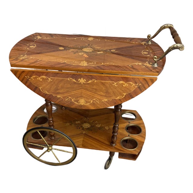 1970s Italian Tea Cart For Sale