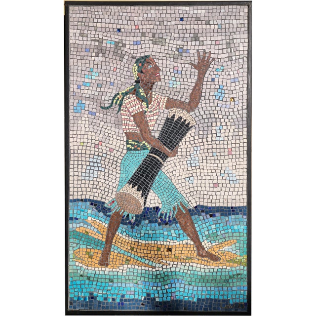 Sculpture Materials 1960s Modernist Caribbean Mosaic Wall Art - Set of 2 For Sale - Image 7 of 11