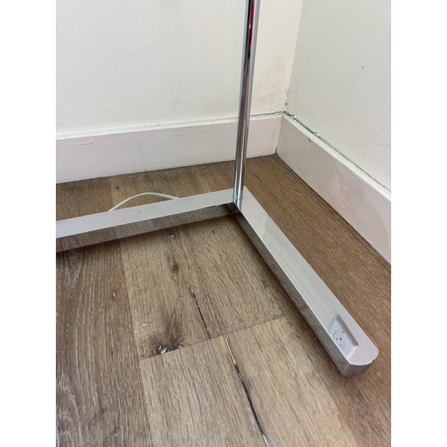 Vintage 1970s Casella Lighting Chrome Adjustable Floor Lamp — Signed San Francisco For Sale In Los Angeles - Image 6 of 10