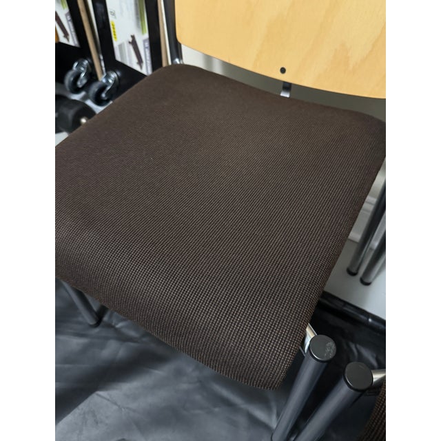 Vintage Kusch+Co Mid Century/Post Modern Stacking Chairs Set of 4 For Sale - Image 16 of 17