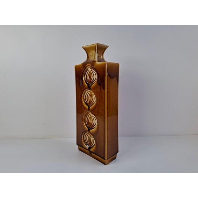 Mid-Century Brown Ceramic Vase from Ditmar Urbach, Czech, 1960s For Sale - Image 4 of 18