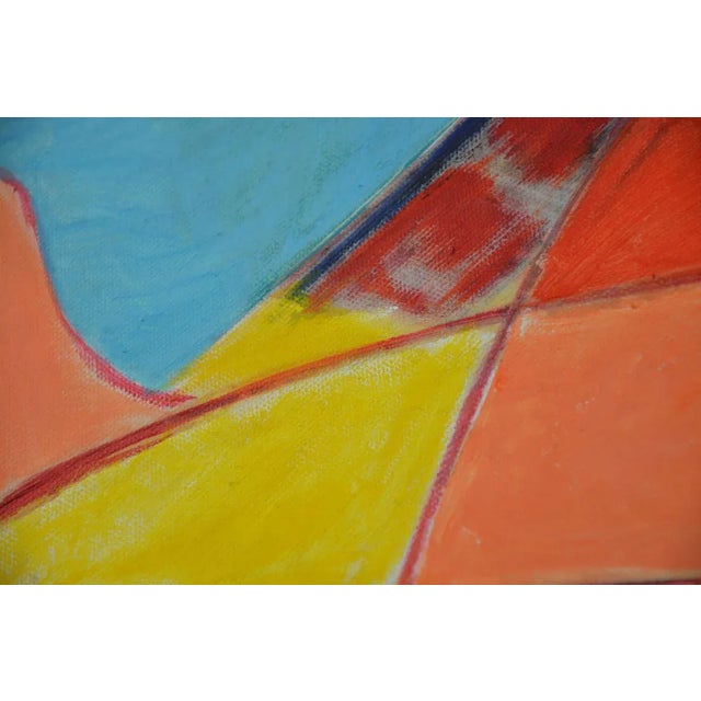 Contemporary Pink and Red Composition - Oil on canvas by Giorgio Lo Fermo - 2020 2020 For Sale - Image 3 of 7