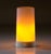 Kenneth Ludwig Chicago LEDOrange Flickering Light Pillar Candle with Remote (Set of 2) For Sale - Image 4 of 4