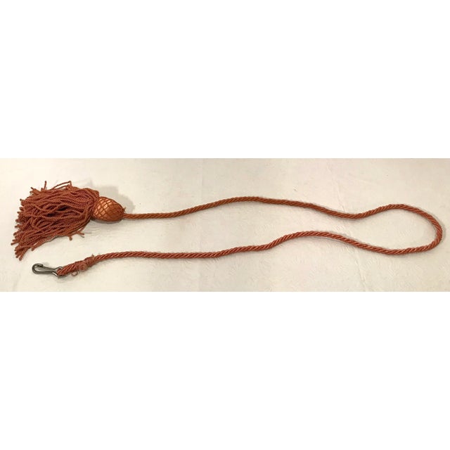 Vintage Belgian Tassel Tieback For Sale - Image 4 of 4