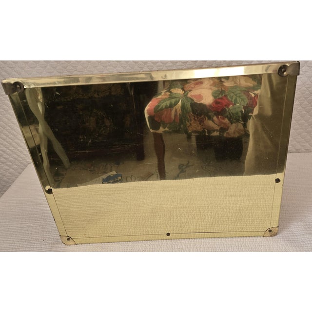 Mid 20th Century Vintage Brass Wall Street Journal Magazine Holder For Sale - Image 5 of 6