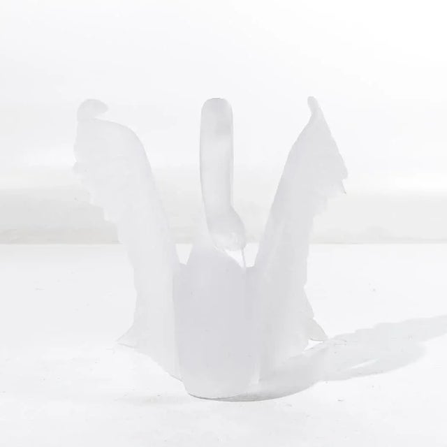 Mid Century Large Swan Figurine This figurine measures: 33 wide x 45 deep x 28.25 high We take our photos in a controlled...