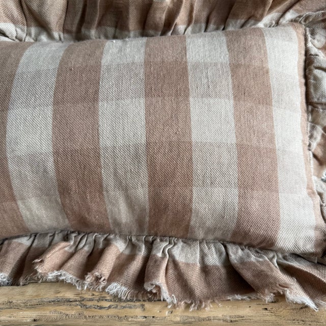 French Linen Boudior Cover– Boho Nude For Sale - Image 4 of 7