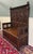 1900 - 1909 Antique French Gothic Bench Settee Oak Arches Linen Fold Lift Top Seat C. 1900 For Sale - Image 5 of 17