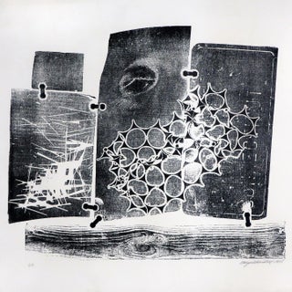 Limited Edition Untitled Woodblock Print by Margaret Wenstrup (1958) For Sale