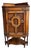 Antique English Tiger Oak Corner Cabinet Barley Twist Jacobean Arts & Crafts For Sale