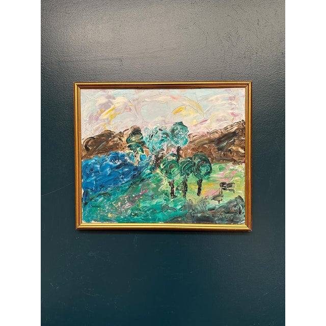 Norvy, Forest, 1994, Oil on Canvas, Framed For Sale - Image 14 of 18