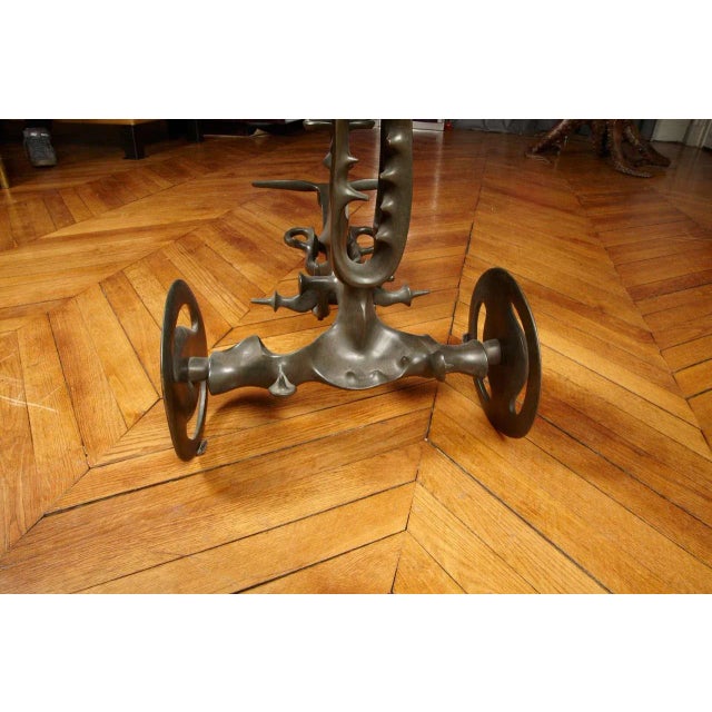 1970s Solid Bronze Sculpture by Victor Roman, 1970s For Sale - Image 5 of 11