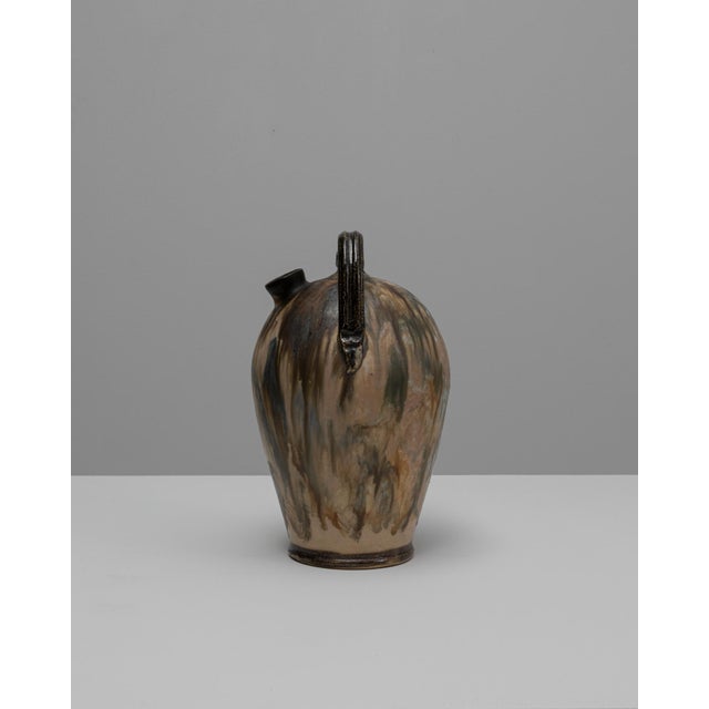 20th Century Belgian Drip Glaze Ceramic Jug For Sale - Image 16 of 18