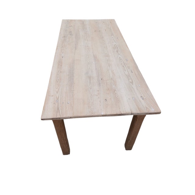 19th Century 19th Century Farmhouse Table For Sale - Image 5 of 8