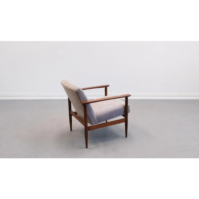 1960s Mid-Century Easy Chair in Grey Upholstery, 1960s For Sale - Image 5 of 13