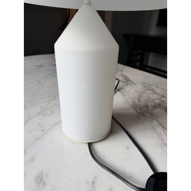 Oluce Atollo Medium Glass Table Lamp by Vico Magistretti For Sale - Image 9 of 9