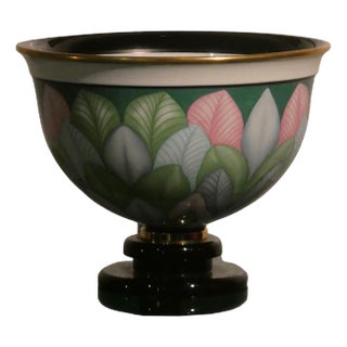 Centerpiece Vase by Manifattura Artistica Le Porcellane, Florence, Italy, 1970s For Sale