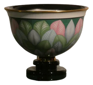 Centerpiece Vase by Manifattura Artistica Le Porcellane, Florence, Italy, 1970s