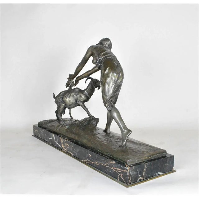 Bronze Female Goat by Drouot For Sale - Image 6 of 17