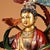 Late 20th Century Vintage Painted Bronze Sculpture of Goddess With Phoenix, Gilded & Polychrome Relief Statue For Sale - Image 5 of 9