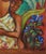 F. Cohen Warm-Toned Abstract Figurative Black Art Portrait of a Mother with Children, 20th Century For Sale - Image 9 of 12